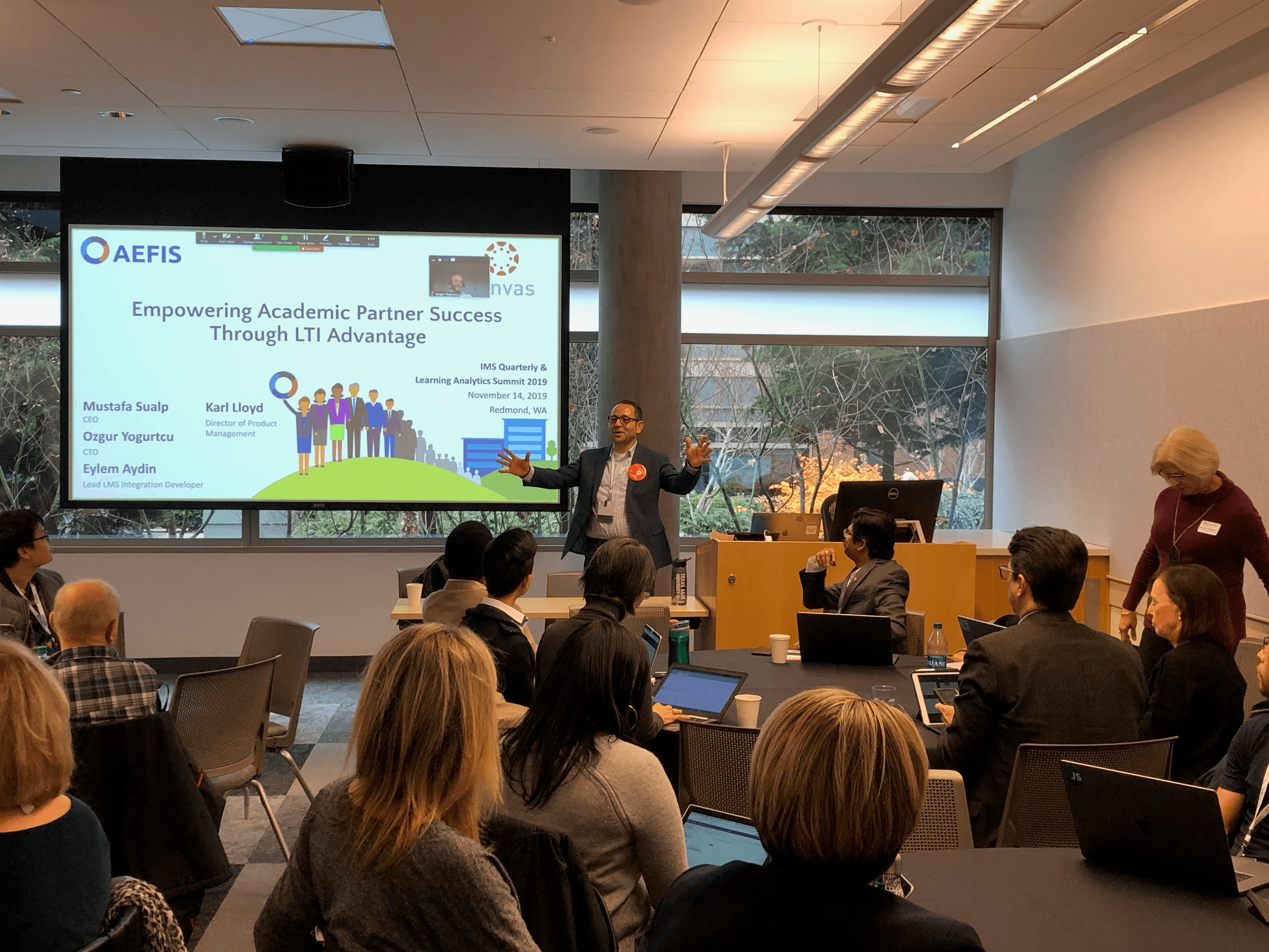 Mustafa Sualp at IMS Global Learning Analytics Summit 2019